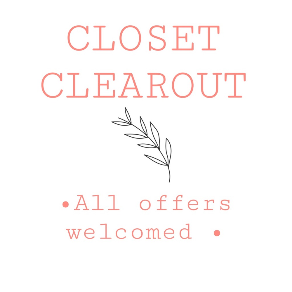 • CLOSET CLEAR-OUT  •